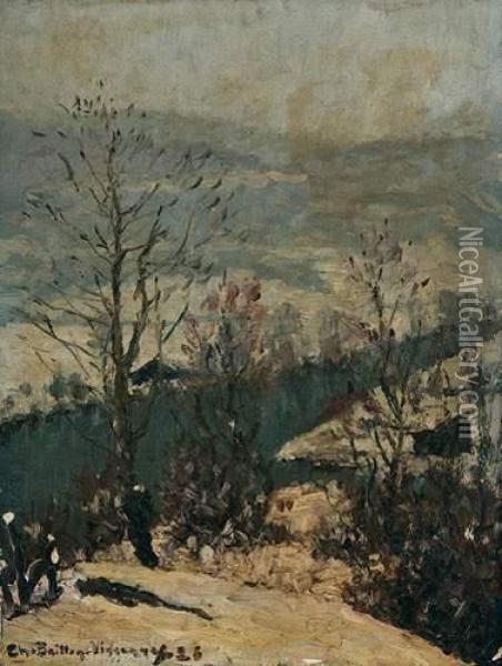 Paysage D'hiver Oil Painting - Charles Baillon-Vincennes