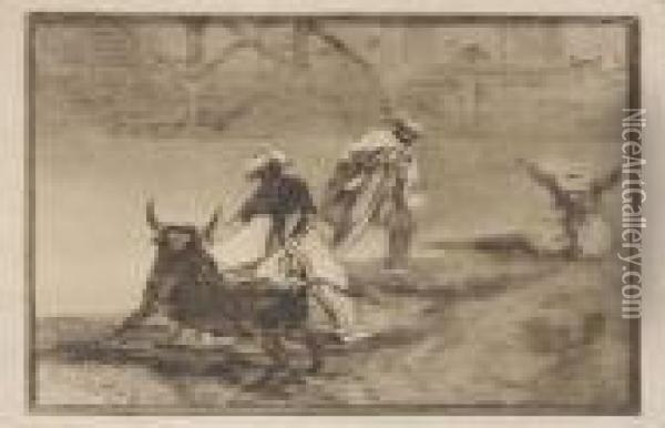 La Tauromachie Oil Painting - Francisco De Goya y Lucientes