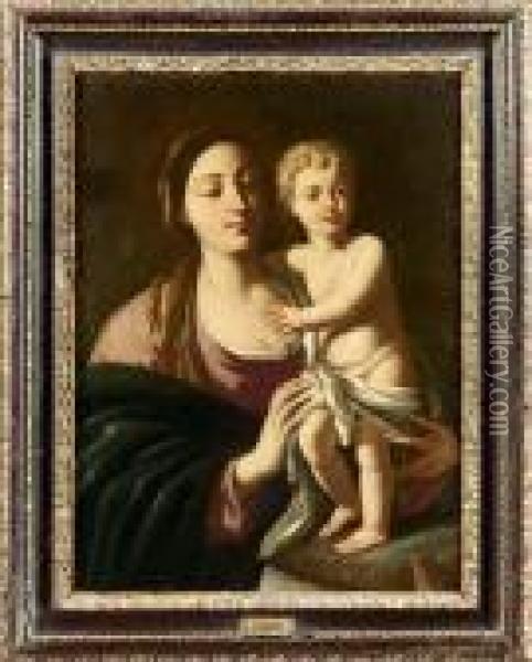 Madonna e Bimbo Oil Painting - Francesco de Mura