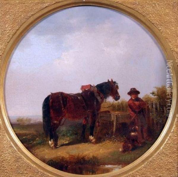 Midday Rest Oil Painting - Thomas Smythe