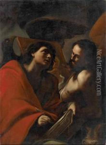 Gli Evangelisti Luca E Giovanni Oil Painting - Mattia Preti