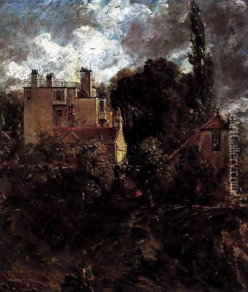 The Admiral's House (The Grove) 2 Oil Painting - John Constable