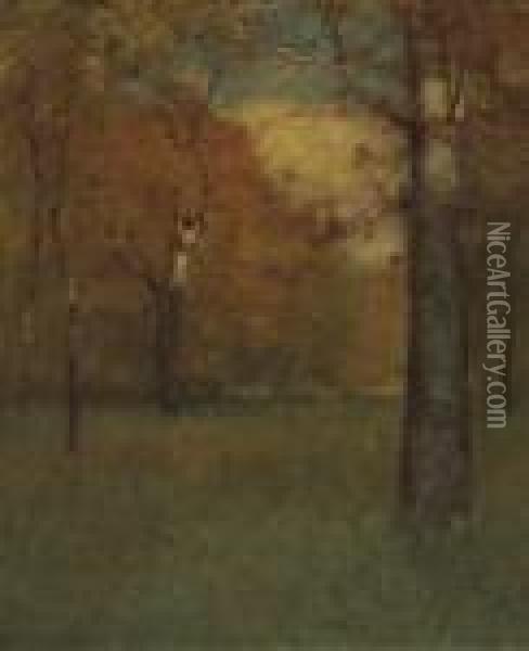 Autumn, Montclair, New Jersey Oil Painting - George Inness
