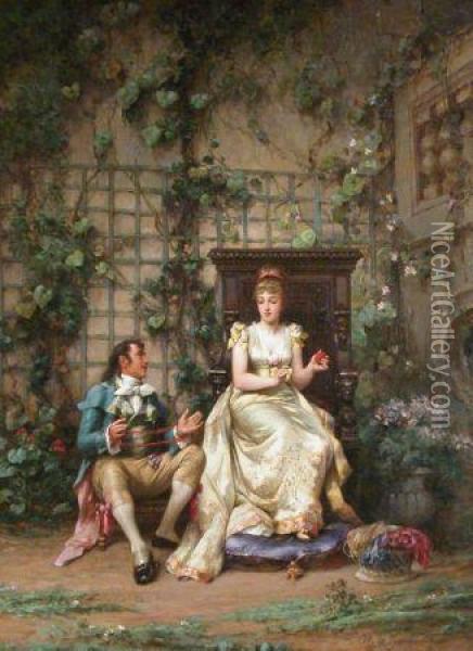 The Lover Oil Painting - Adrien de Boucherville