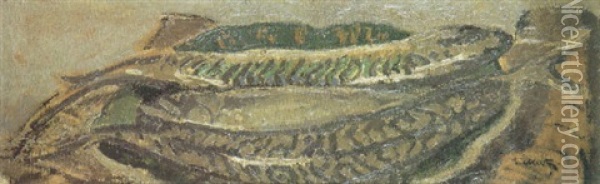 Mackerel Oil Painting - Walter Sickert