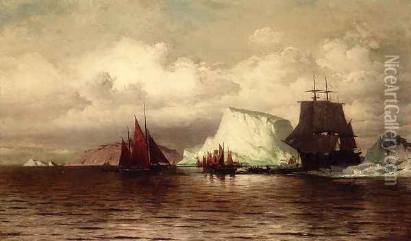 The Coast of Labrador Oil Painting - William Bradford