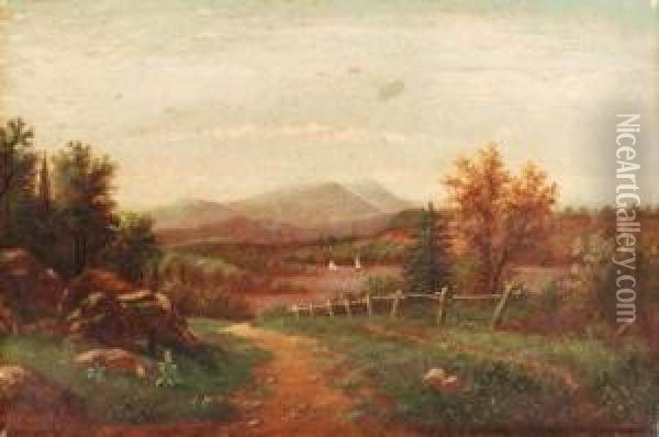 Country Landscape
Signed 'howard Hill' (lower Left) Oil Painting - Howard Hill