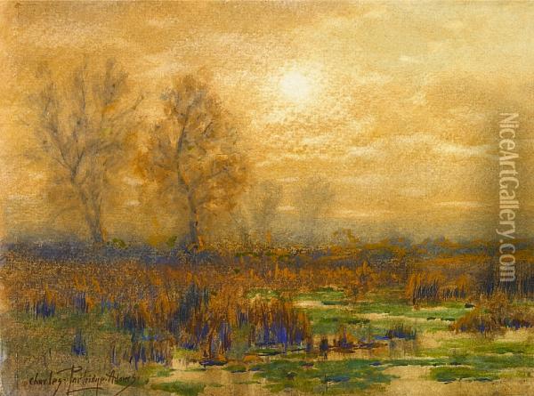 Twilight Oil Painting - Charles Partridge Adams