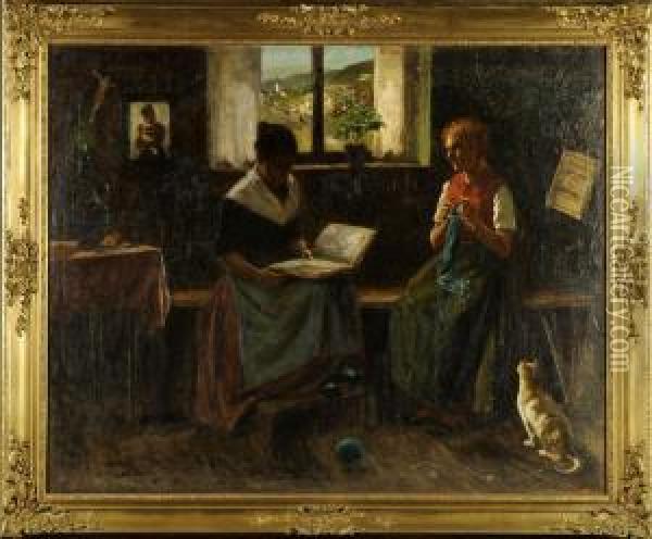 Feierstunde Oil Painting - Ruppert Otto Von