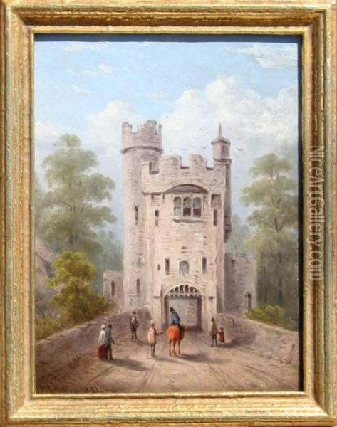 Unknown - Castle Oil Painting - William Rickarby Miller