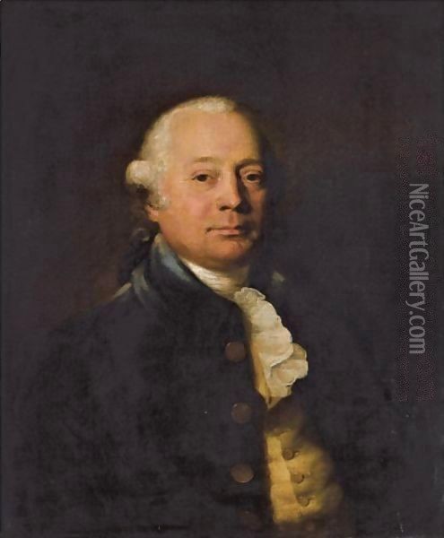 Portrait Of Edward Moore (1735-1792) Of Stockwell House, Surrey Oil Painting - Sir Joshua Reynolds