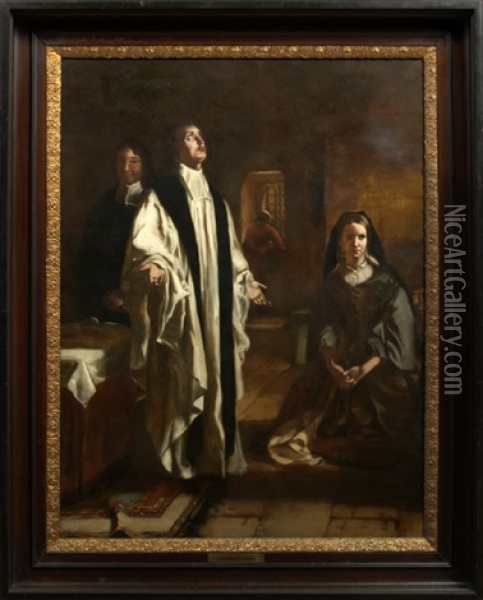 St. Edmund Campion Oil Painting - Charles Robert Leslie