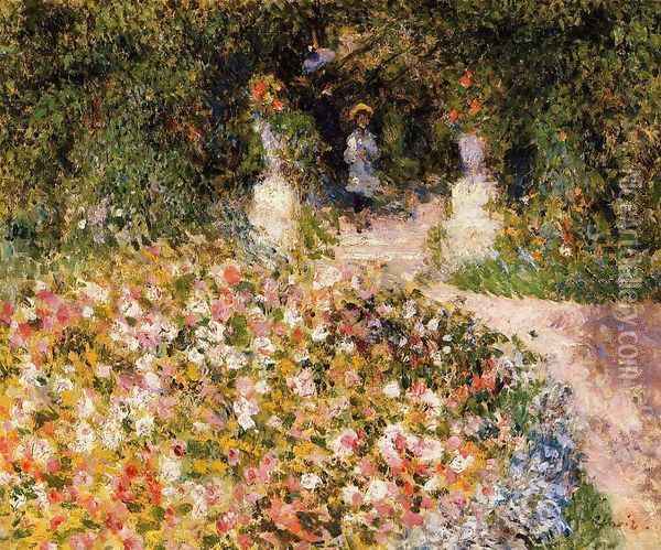 The Garden Aka In The Park Oil Painting - Pierre Auguste Renoir