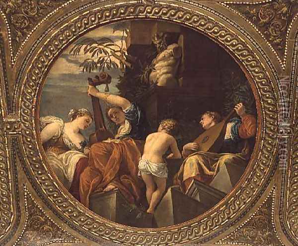 Music Oil Painting - Paolo Veronese (Caliari)
