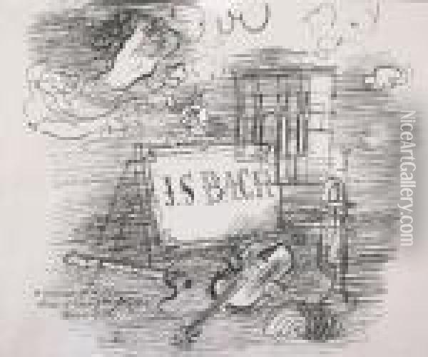 J. S. Bach Oil Painting - Raoul Dufy