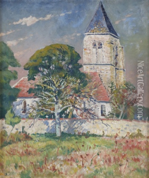 Fransk Kirke Oil Painting - Karl Edvard Diriks