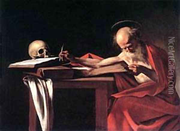 St Jerome2 Oil Painting - Michelangelo Merisi Da Caravaggio