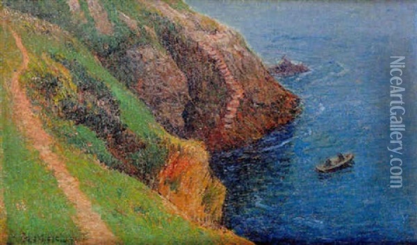 Belle-ile En Mer Oil Painting - Henry Moret