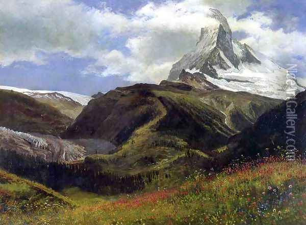 Grunewald Oil Painting - Albert Bierstadt