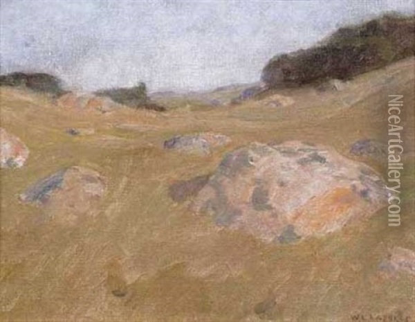 Naushon Pasture Oil Painting - William Langson Lathrop