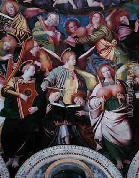 The Concert of Angels 15 Oil Painting - Gaudenzio Ferrari