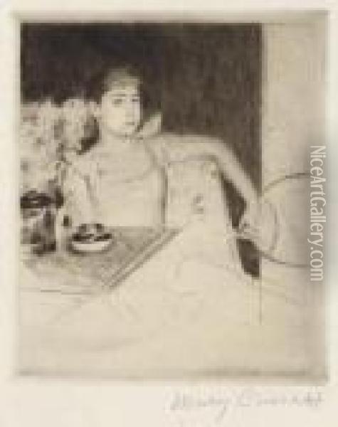 Tea Oil Painting - Mary Cassatt
