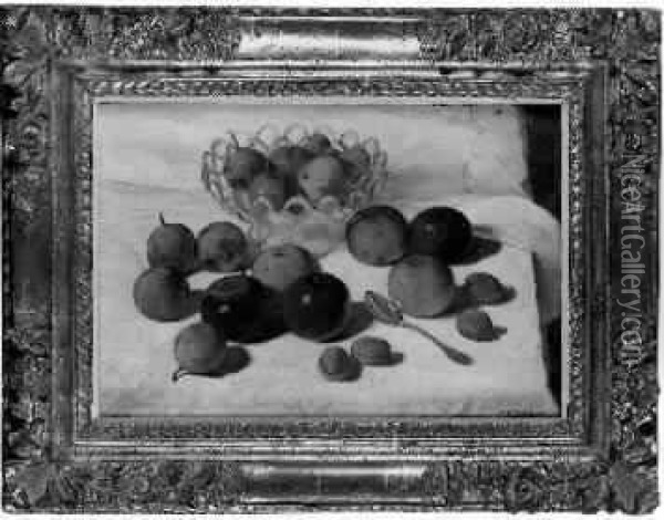 Seguin Fruits D'automne, Huile Sur Panneau, Signee Et Datee En Bas A Droite. 30 X 45 Cm Oil Painting - Armand Seguin