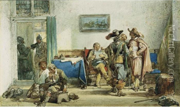 The Arrest Oil Painting - Herman Frederik Carel ten Kate