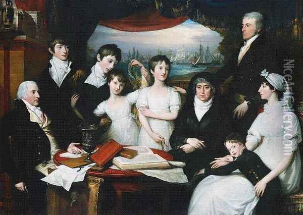 Hope Family Oil Painting - Benjamin West