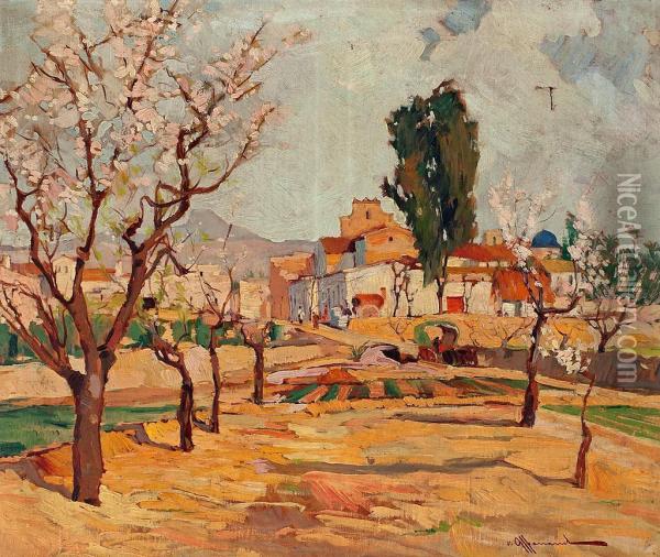 Primavera Oil Painting - Vicente Albarranch