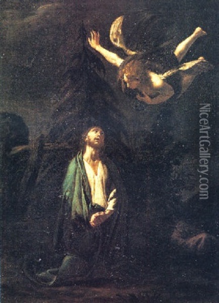Cristo Nell'orto Oil Painting - Francesco del Cairo