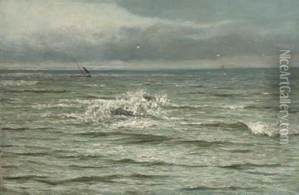 Waves Oil Painting - Joseph Henderson