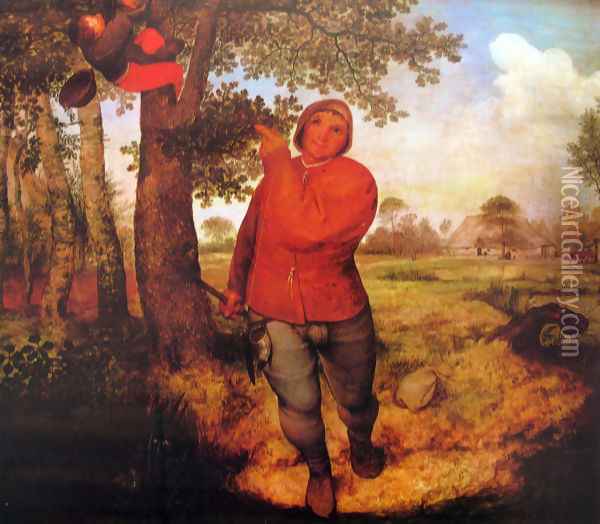 The nest thief Oil Painting - Pieter the Elder Bruegel