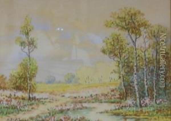 Landscape Oil Painting - Edward Pritchard