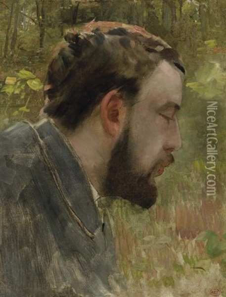 Portrait De Seurat Oil Painting - Henri-Edmond Cross
