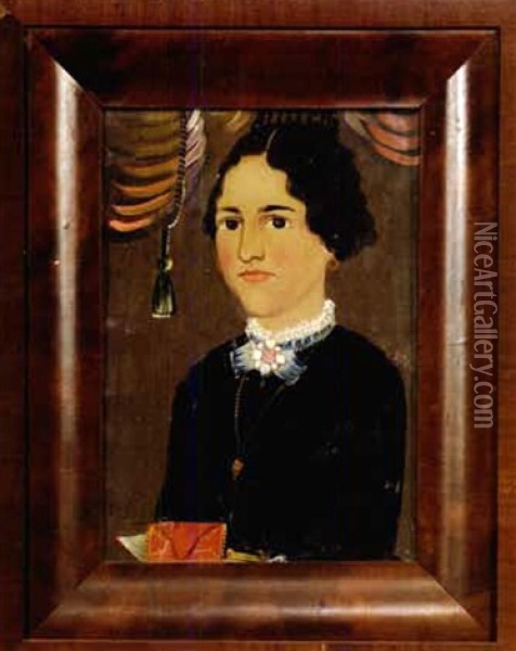 Portrait Of Ruth Nickerson Oil Painting - William Matthew Prior