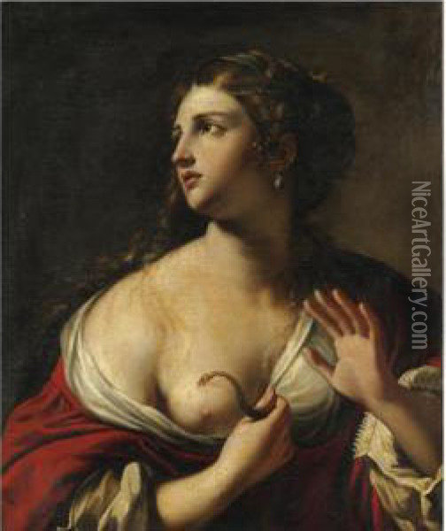 Cleopatra Oil Painting - Antiveduto Grammatica