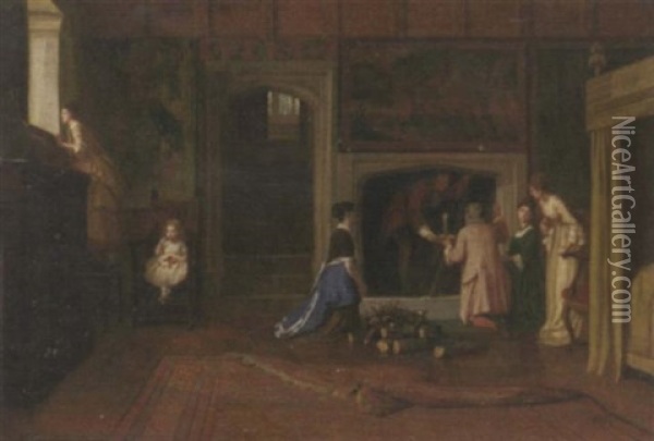 The Jacobite's Escape Oil Painting - William Frederick Yeames