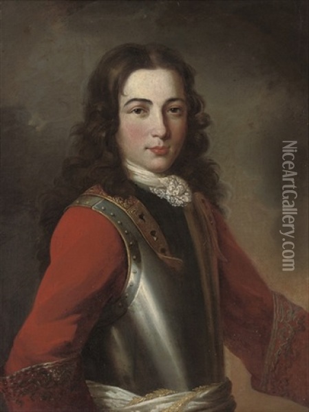 Portrait Of A Cavalier Oil Painting - Pierre Mignard the Elder