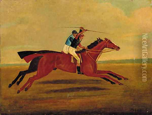 In full gallop Oil Painting - Henry Alken