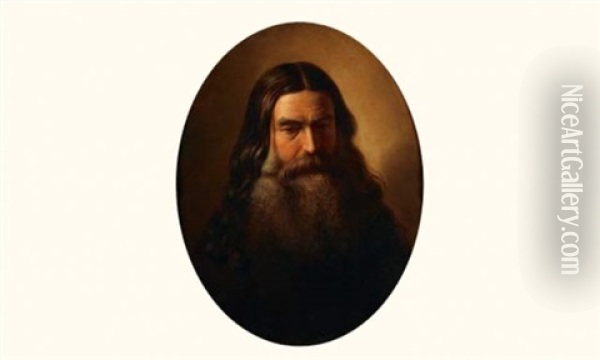 Portrait D'intellectuel Oil Painting - Ivan Nikolaevich Kramskoy
