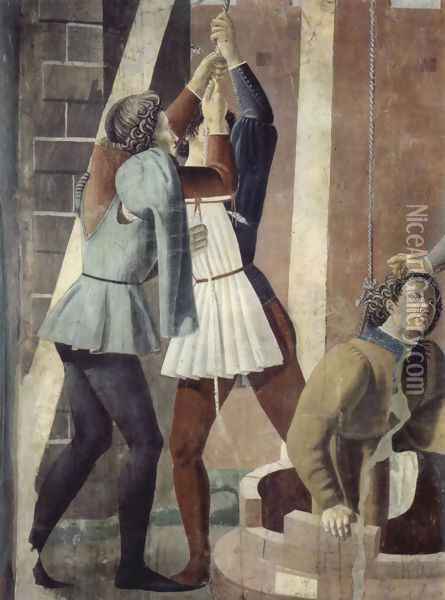 Torture of the Jew (detail 2) Oil Painting - Piero della Francesca