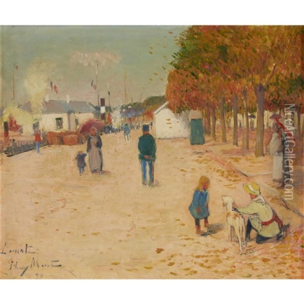 Lorient Oil Painting - Henry Moret