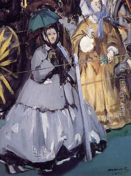 Women At The Races Oil Painting - Edouard Manet