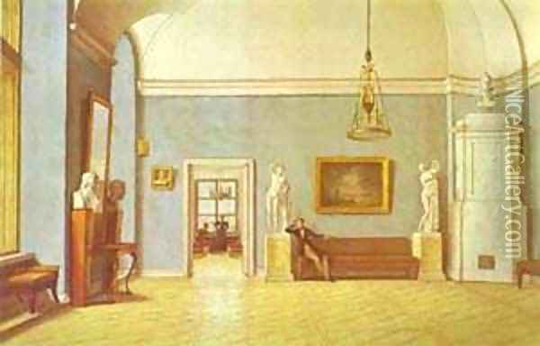 In Rooms Oil Painting - Fedor Petrovich Tolstoy