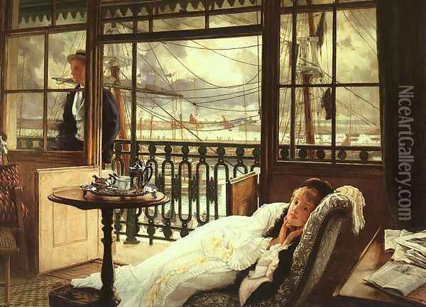 A Passing Storm Oil Painting - James Jacques Joseph Tissot