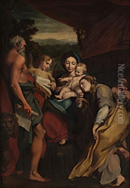 Il Giorno Oil Painting -  Correggio