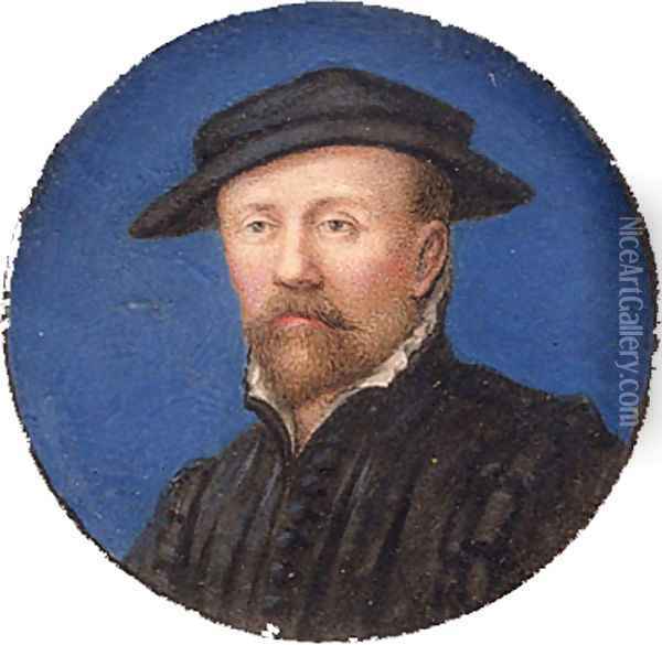 Portrait of a Man Said to Be Arnold Franz Oil Painting - Hans Holbein the Younger