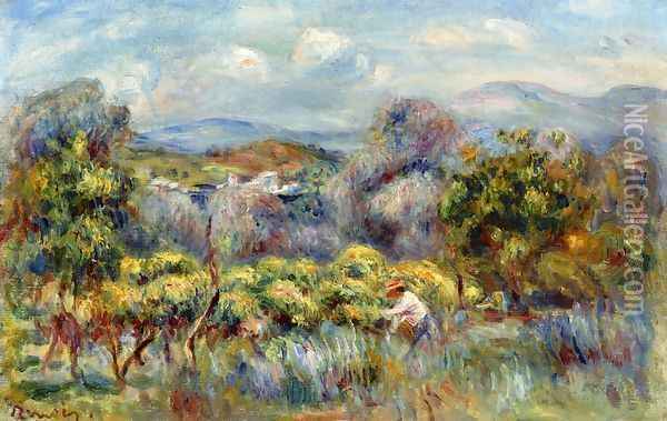 Orange Trees Oil Painting - Pierre Auguste Renoir