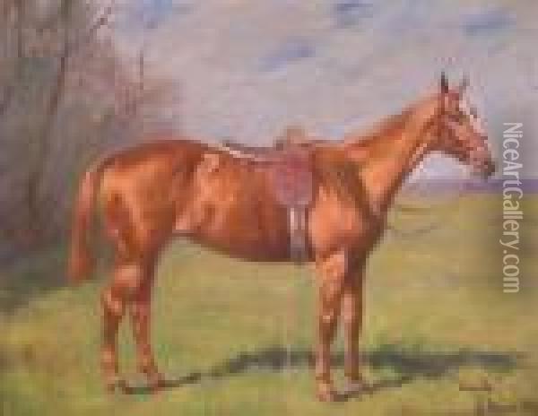 Gamble Oil Painting - George Paice